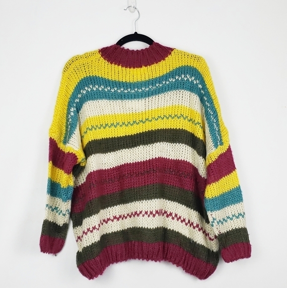 Adora Multicolored Chunky Knit Sweater Sm/Med - Picture 2 of 4